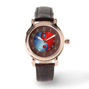Reloj De Pulsera Vista clásica con iniciales - Yen Yang Watch