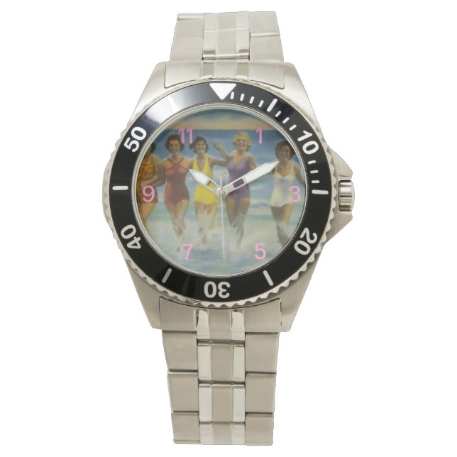 RELOJ DE PULSERA VISTA DE BEACH BABES (Anverso)