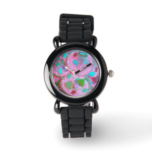 Reloj De Pulsera Vista de impresión de Cupcakes Rosados