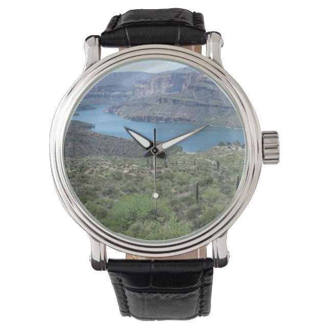 Reloj De Pulsera Vista de lago Apache (Anverso)