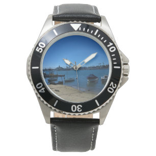 Reloj De Pulsera Vista desde la isla de Balboa, Newport Beach, Cali