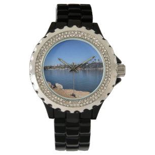 Reloj De Pulsera Vista desde Wedge, Newport Beach, California
