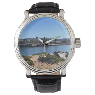 Reloj De Pulsera Vista desde Wedge, Newport Beach, California