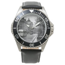 Vista elegante de la calle