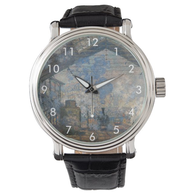Reloj De Pulsera Vista exterior de la estación Claude Monet - Saint (Anverso)