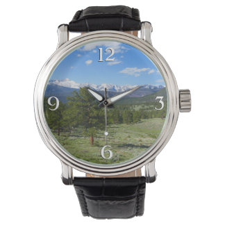 Reloj De Pulsera Vista panorámica de Rocky Mountain