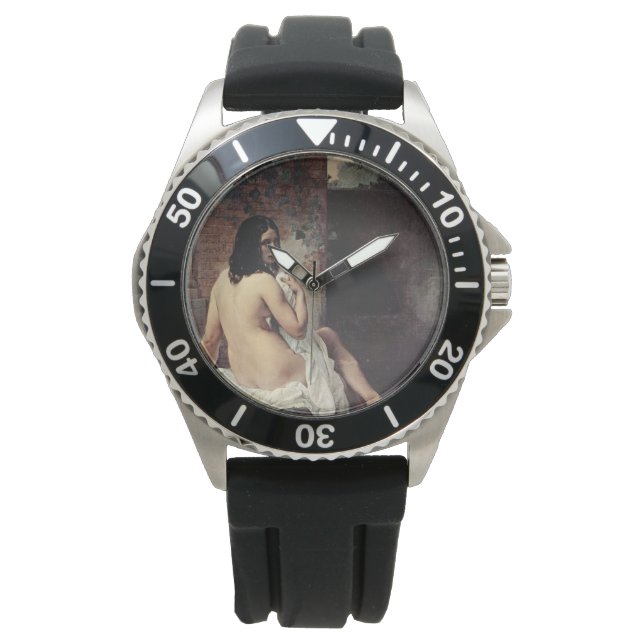 Reloj De Pulsera Vista trasera de una pluma (Francesco Hayez) (Anverso)