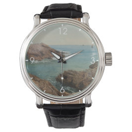 Reloj De Pulsera Vistas al mar (paisaje costero) (mar)