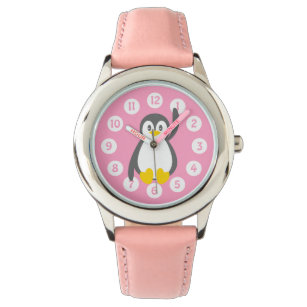 Reloj De Pulsera Vistazo infantil gráfico de pingüino