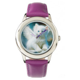 Reloj De Pulsera Vitage Kitten Angel