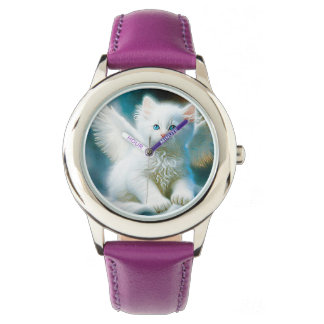 Reloj De Pulsera Vitage Kitten Angel