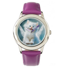 Reloj De Pulsera Vitage Kitten Angel