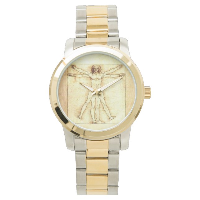 Reloj De Pulsera Vitruvian Man Writing Watch (Anverso)