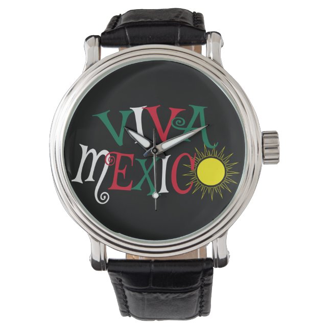 Reloj De Pulsera Viva México (Anverso)