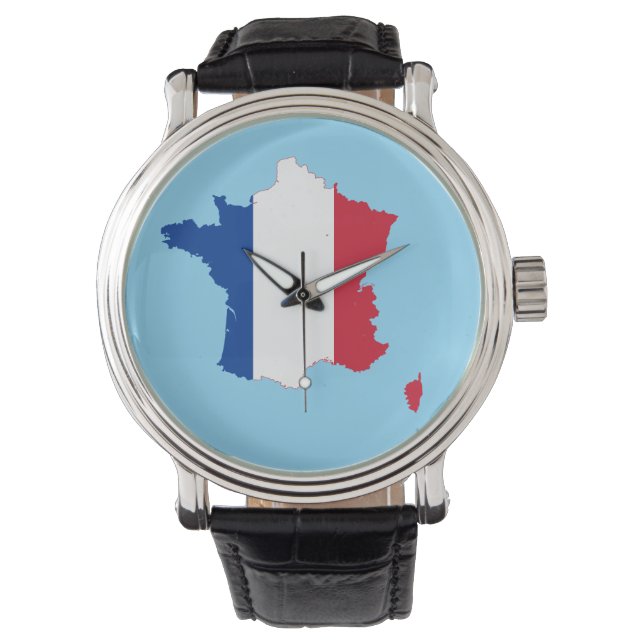 Reloj De Pulsera Vive La Francia (Anverso)