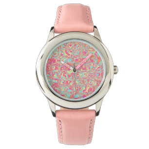 Reloj De Pulsera Vivid Swirls