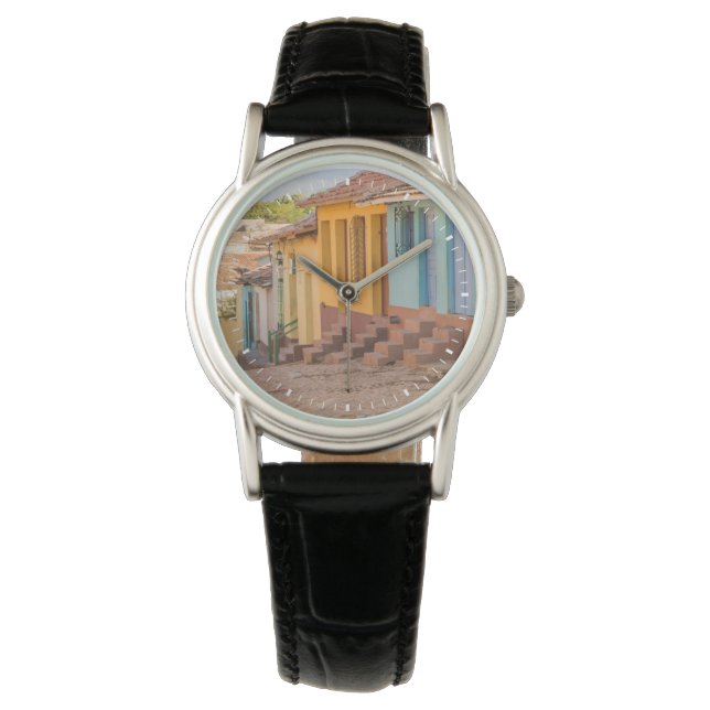 Reloj De Pulsera Viviendas residenciales, Trinidad, Cuba (Anverso)