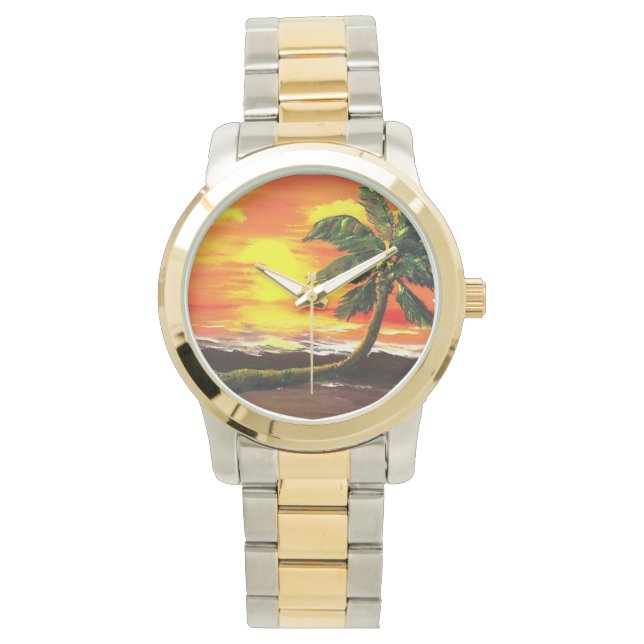 Reloj De Pulsera Viviendo en el tiempo de ALoha (Anverso)