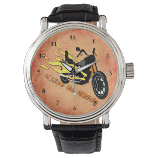 Reloj De Pulsera Vivir en bicicleta - Motorcycle Watch