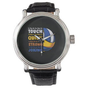 Reloj De Pulsera Voleibol   Debes Ser Fuerte
