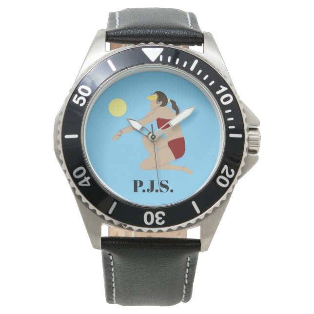 Reloj De Pulsera Voleibol playa (Anverso)