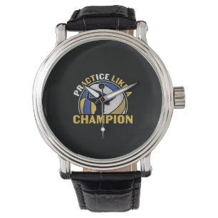 Reloj De Pulsera Voleibol Práctica Como Campeón