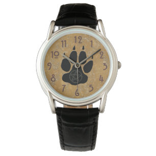 Reloj De Pulsera Volf Paw Print con Pentacle Watch