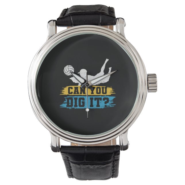 Reloj De Pulsera Volleyball Player | Can You Dig It (Anverso)