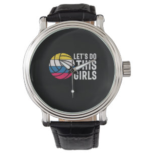 Reloj De Pulsera Volleyball Player   Let Do This Girls