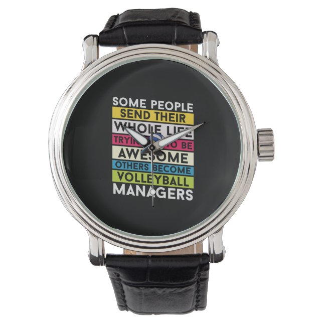 Reloj De Pulsera Volleyball Player | Volleyball Managers (Anverso)