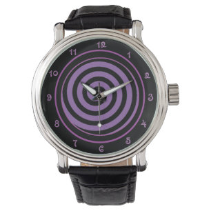 Reloj De Pulsera Vórtice Morado Cool