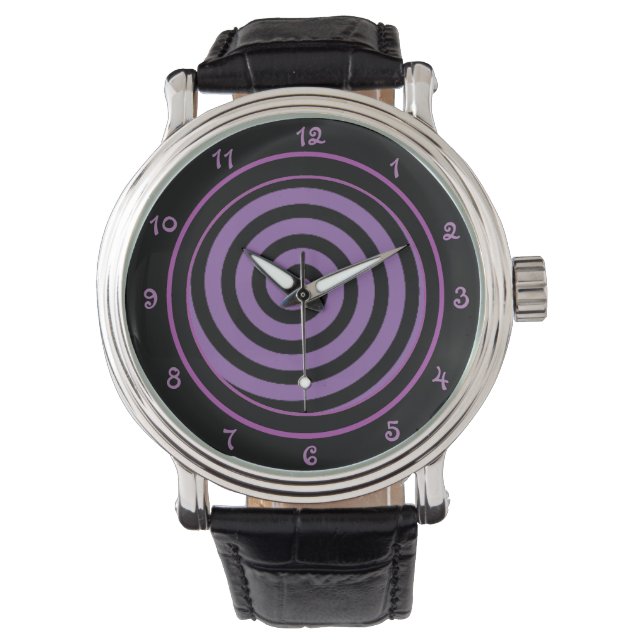 Reloj De Pulsera Vórtice Morado Cool (Anverso)
