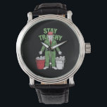 Reloj De Pulsera Vota a Trump, un hombre basura, permanece atónito<br><div class="desc">Vota a Trump,  hombre basura,  mantente al tanto del presidente de las elecciones de 2024</div>