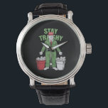 Reloj De Pulsera Vota a Trump, un hombre basura, permanece atónito<br><div class="desc">Vota a Trump,  hombre basura,  mantente al tanto del presidente de las elecciones de 2024</div>