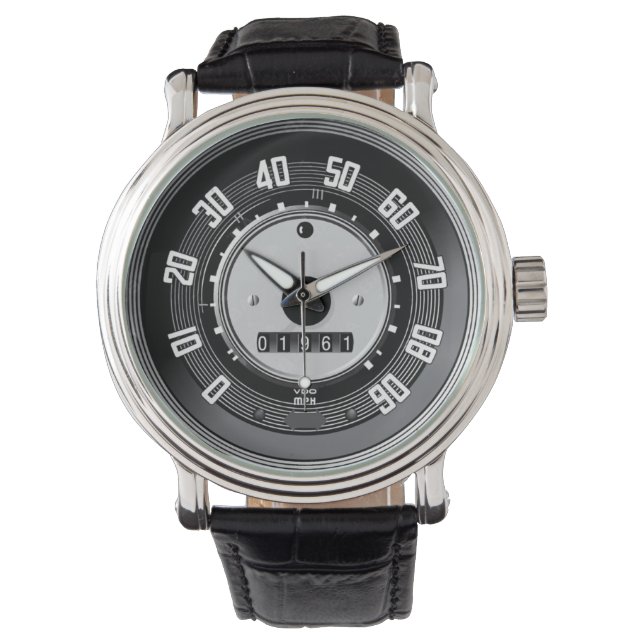 Reloj De Pulsera VW Volkswagen Beetle Superbug Classic Speedometer (Anverso)
