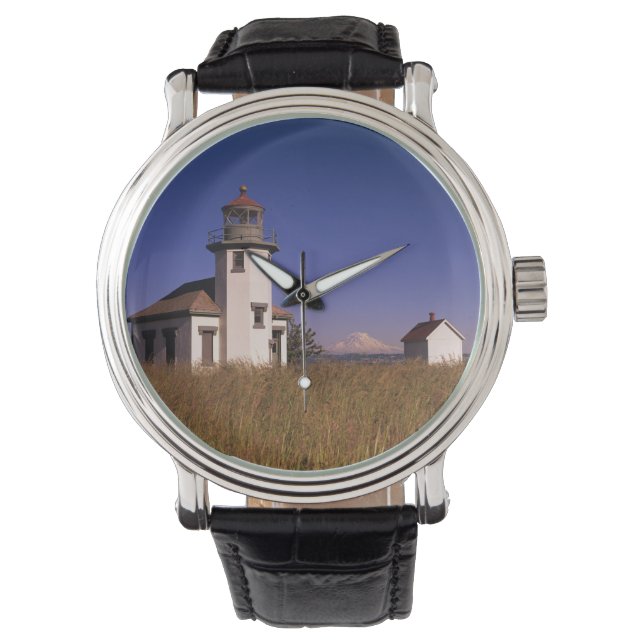 Reloj De Pulsera WA, Isla Maury, Faro de Point Robinson, (Anverso)