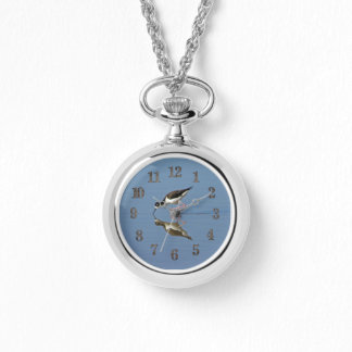 Reloj De Pulsera Wading Bird Calm Water Reflation Photo Nature