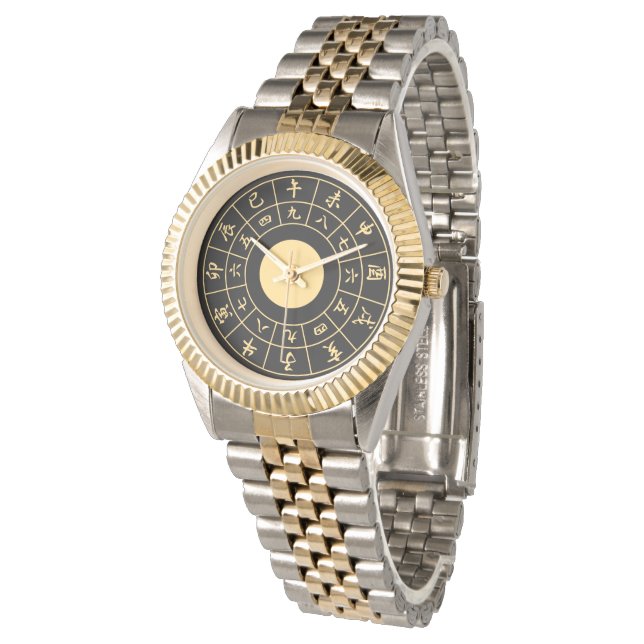 Reloj De Pulsera Wadokei Japanese Watch Gold (Angular)