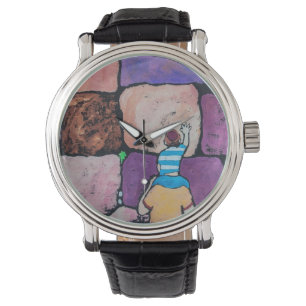Reloj De Pulsera Wailing Wall with Parent and Child watch