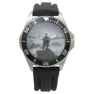 Reloj De Pulsera Wanderer encima del mar de niebla (por C.D. Friedr