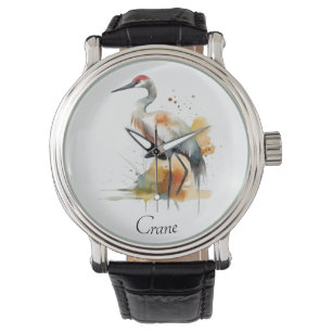 Reloj De Pulsera Wandering Crane, personalizado