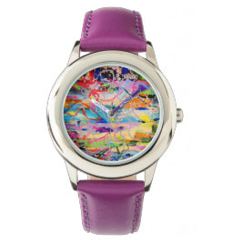 Reloj De Pulsera Warm Layers by Lydia's Art Sangria