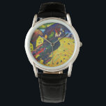 Reloj De Pulsera Wassily Kandinsky. Casas en Murnau. Expressionismo<br><div class="desc">Wassily Kandinsky "Casas en Murnau" observa.</div>