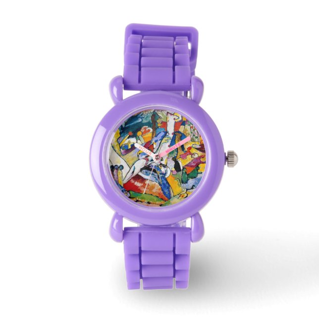 Reloj De Pulsera Wassily Kandinsky - Composición II Arte Abstracto (Anverso)