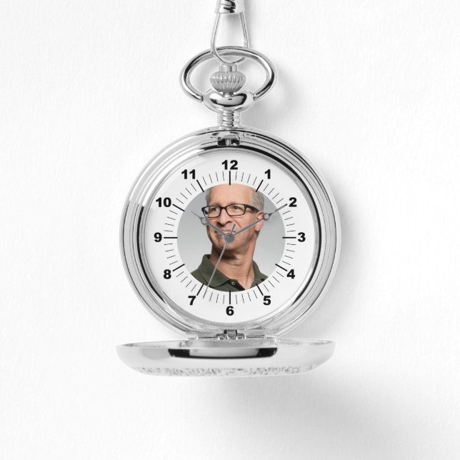 Reloj De Pulsera Wat de bolsillo plateado - Personalizado (Anverso)