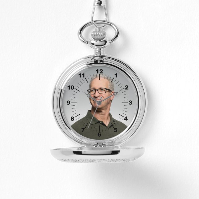 Reloj De Pulsera Wat de bolsillo plateado - Personalizado (Anverso)