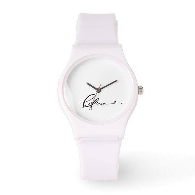 Reloj De Pulsera Watch - Believe (Anverso)