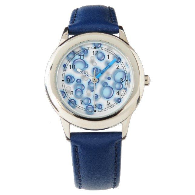 Reloj De Pulsera Watch - Burbujas 3D (Anverso)