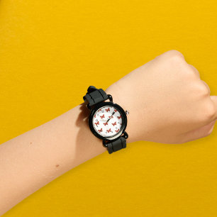 Reloj De Pulsera watch butterflys kids purple