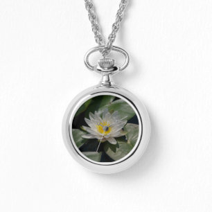 Reloj De Pulsera Watch de agua de Lotus blanco